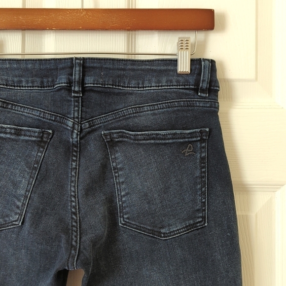 DL1961 Florence Instasculpt Dark Wash Mid Rise Ankle Cropped Skinny Jeans 27 - Picture 14 of 15